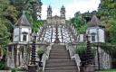 Escalera estilo barroco en la ciudad portuguesa de Braga